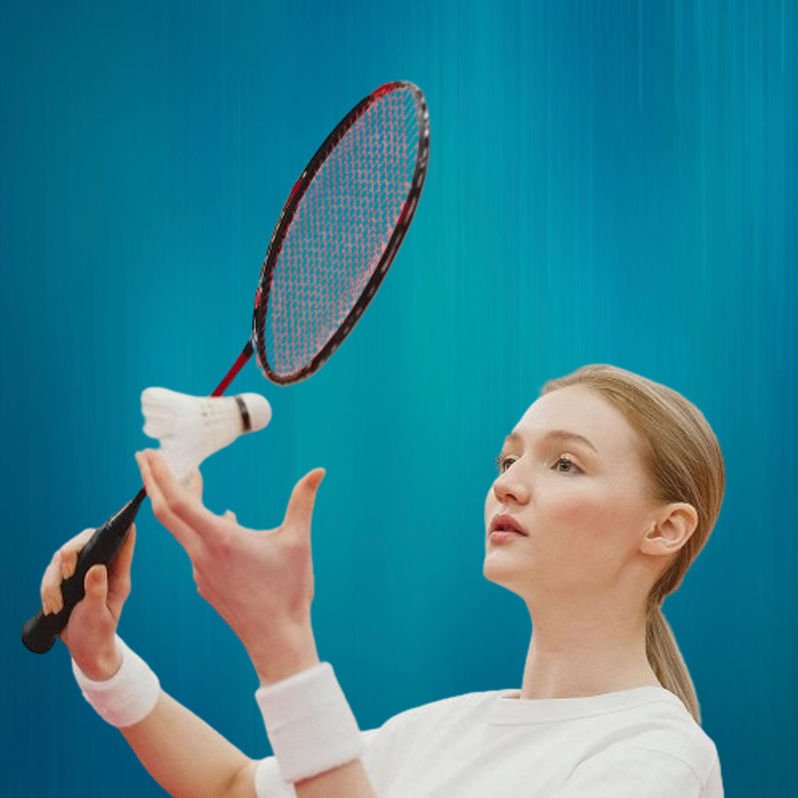 Portable Badminton Rackets Plying